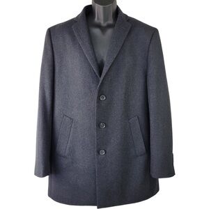 Men’s Classic Overcoat Jacket Wool Bland Gray Color size 44R